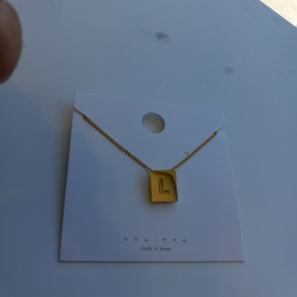 Super High Polished Block Initial (L) Monogram 18… - image 6